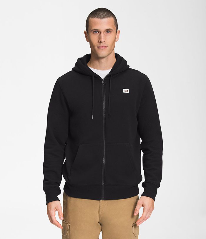 Sudadera Con Capucha The North Face Hombre Heritage Patch Full Zip Negras - Peru 70543NQIA